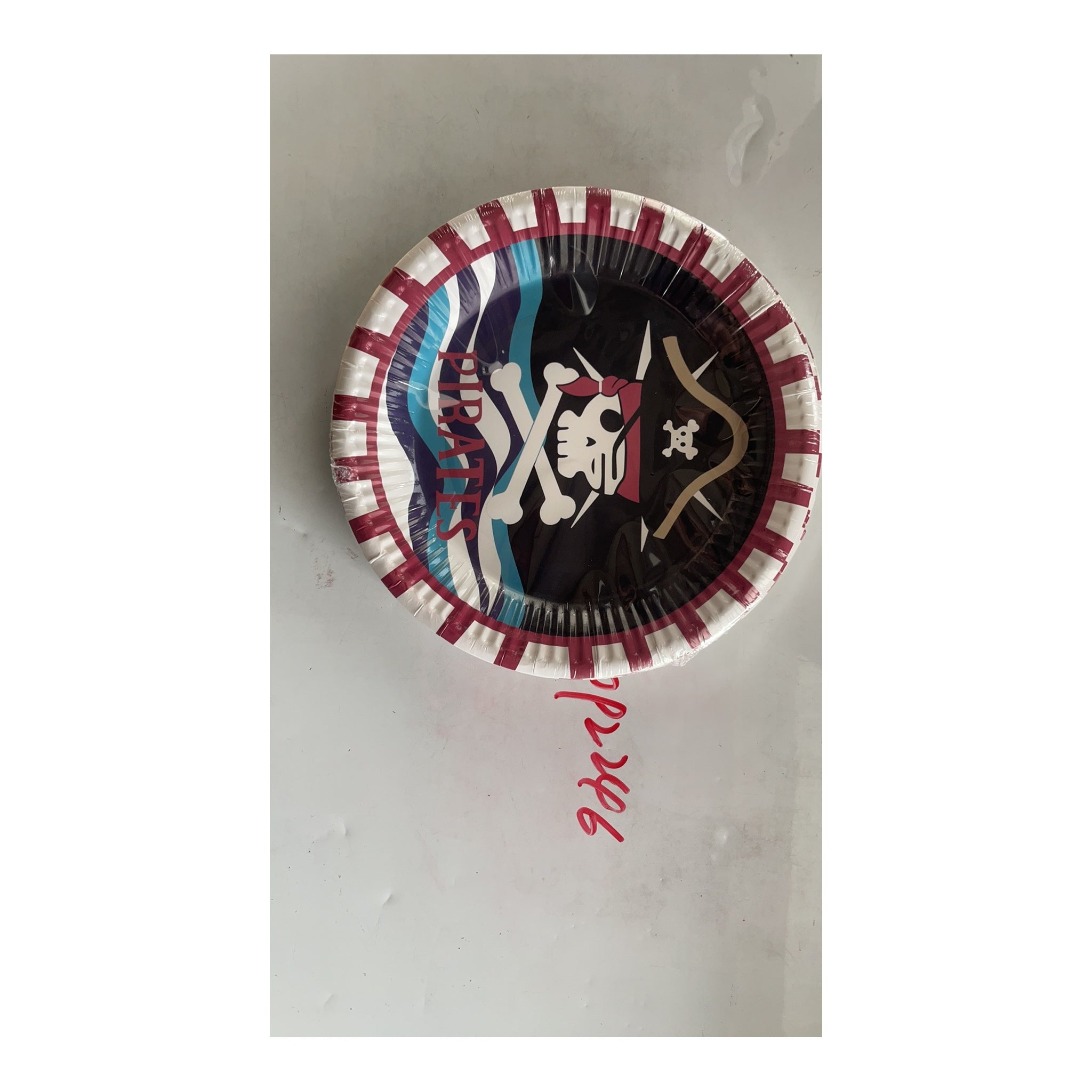 7" Plts 24 ct Pirate 24Pk/Cs